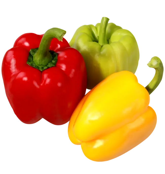 Conjunto de 3 pimientos