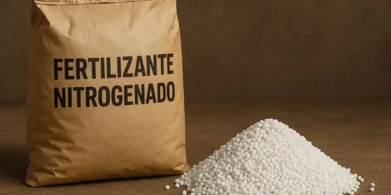 fertilizante nitrogenado: una bolsa de fertilizante nitrogenado